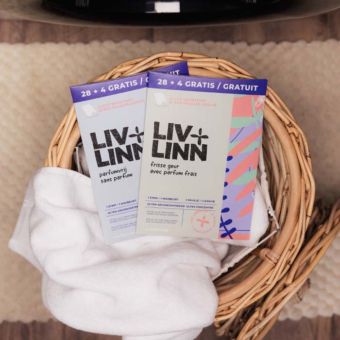 Frisse Geur wasstrips (32 wasbeurten) - LIV+LINNFrisse Geur wasstrips (32 wasbeurten)
