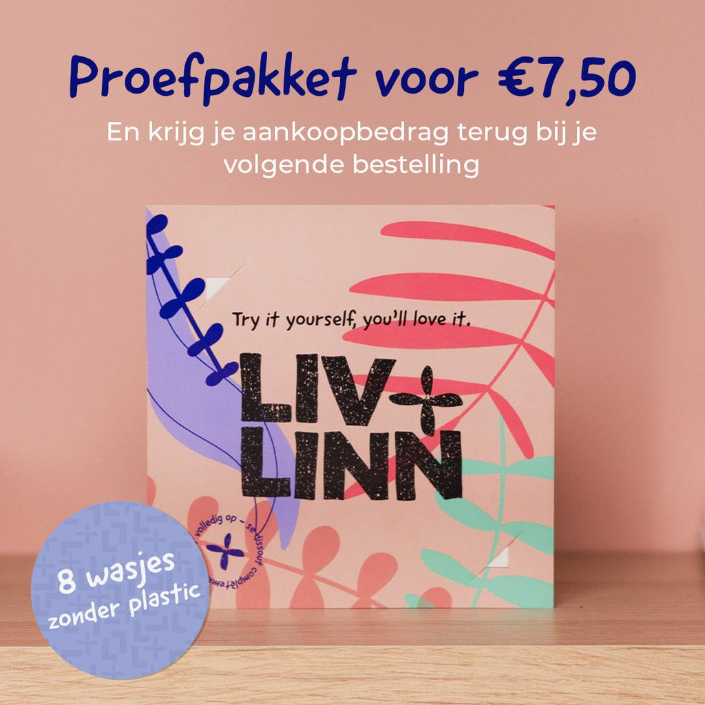 Proefpakket LIV+LINN (8 wasbeurten) - LIV+LINNProefpakket LIV+LINN (8 wasbeurten)
